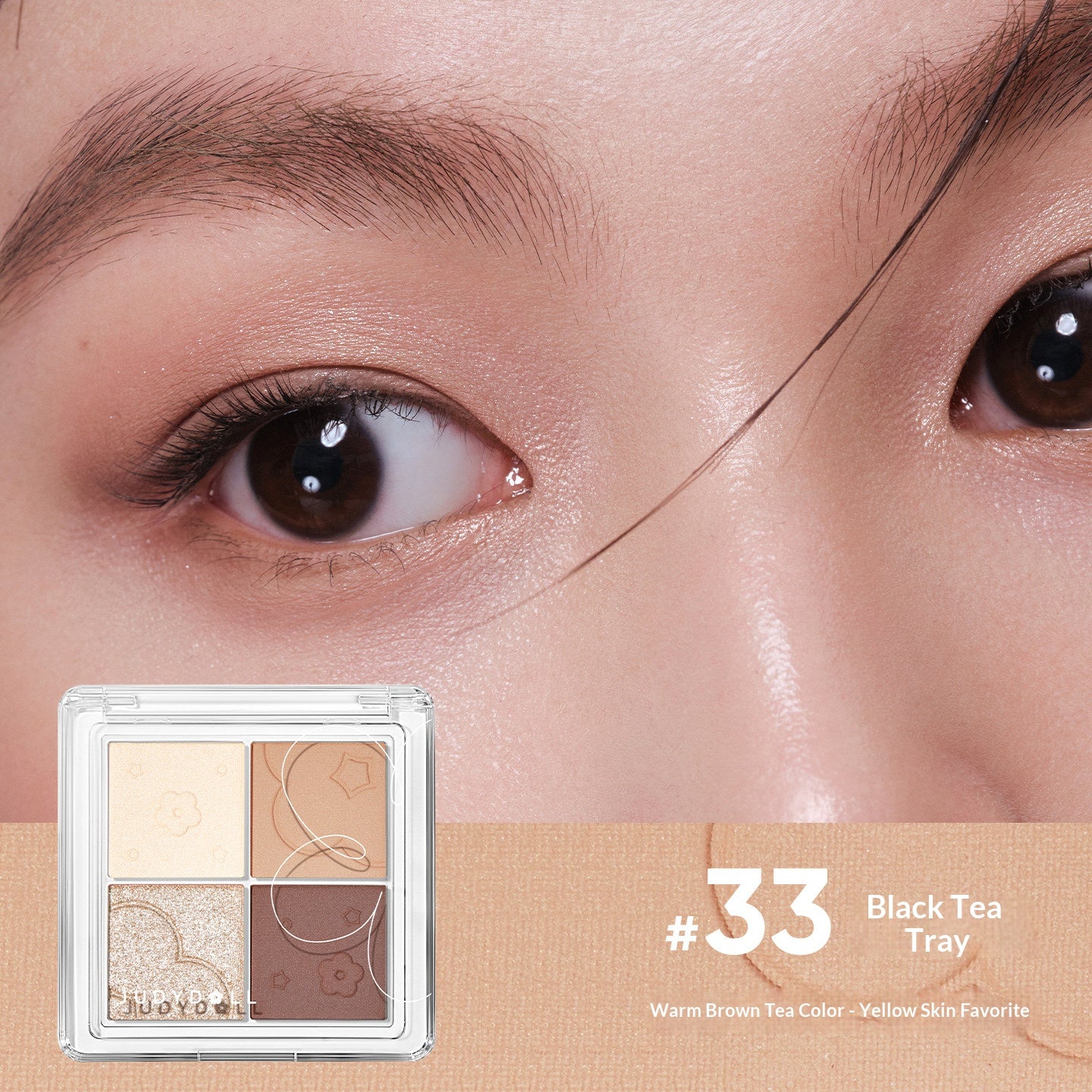 JUDYDOLL Judydoll 4 Shades Eyeshadow #33
