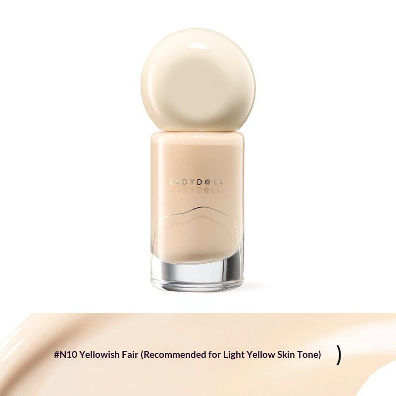 Judydoll Air Matte Oil-Control Foundation #N10 for fair skin tone with breathable oil-control matte finish