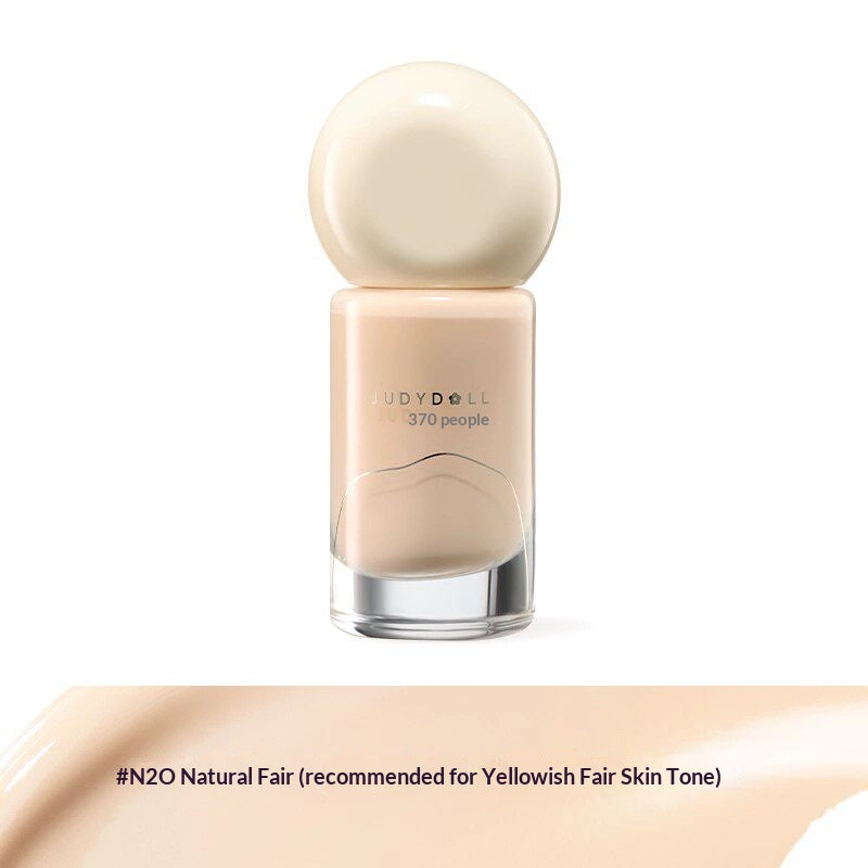 Judydoll Air Matte Oil-Control Foundation #N20 with natural beige tone and smooth long-lasting soft matte coverage