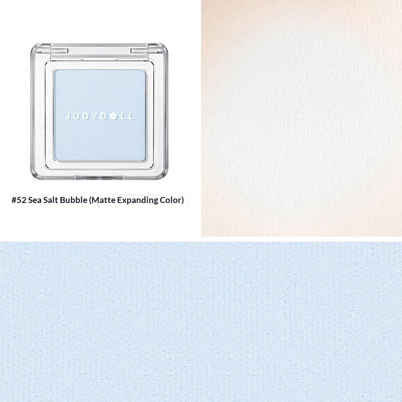 Judydoll Blush Powder #52 muted milk tea blush powder swatch for soft neutral makeup look