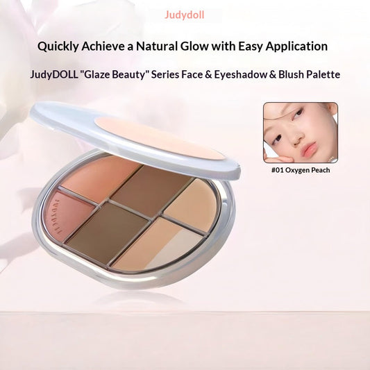 JUDYDOLL Judydoll Dew Prism 6-Color Glow Palette