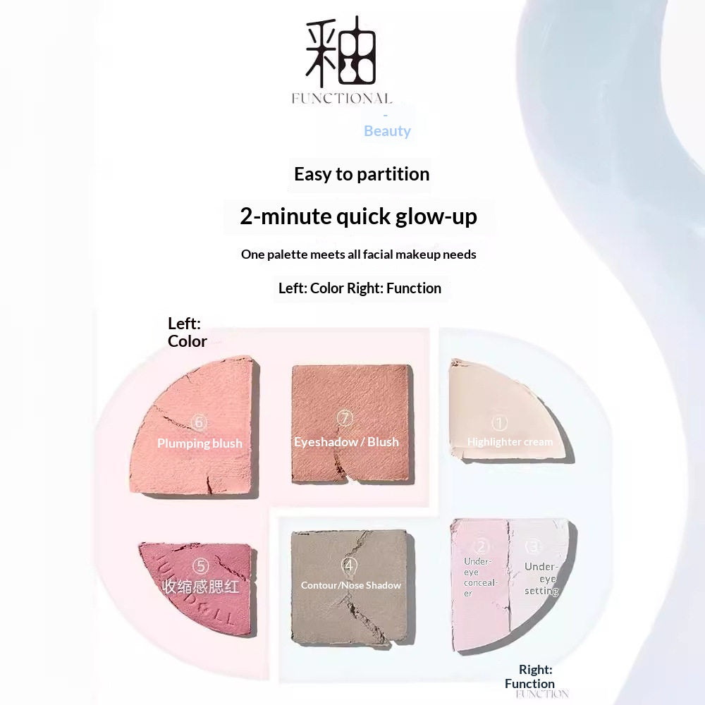 JUDYDOLL Judydoll Dew Prism 6-Color Glow Palette