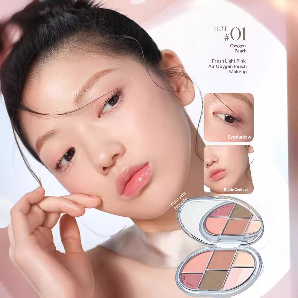 JUDYDOLL Judydoll Dew Prism 6-Color Glow Palette