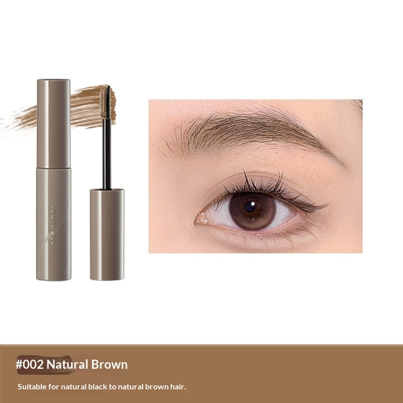 Judydoll Cushion Comb Brow Mascara #02 Natural Brown for natural warm brown fluffy eyebrow tint and combed brow finish