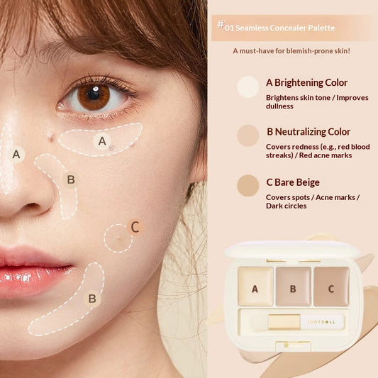 JUDYDOLL Judydoll Triple Tone Correcting Concealer Palette