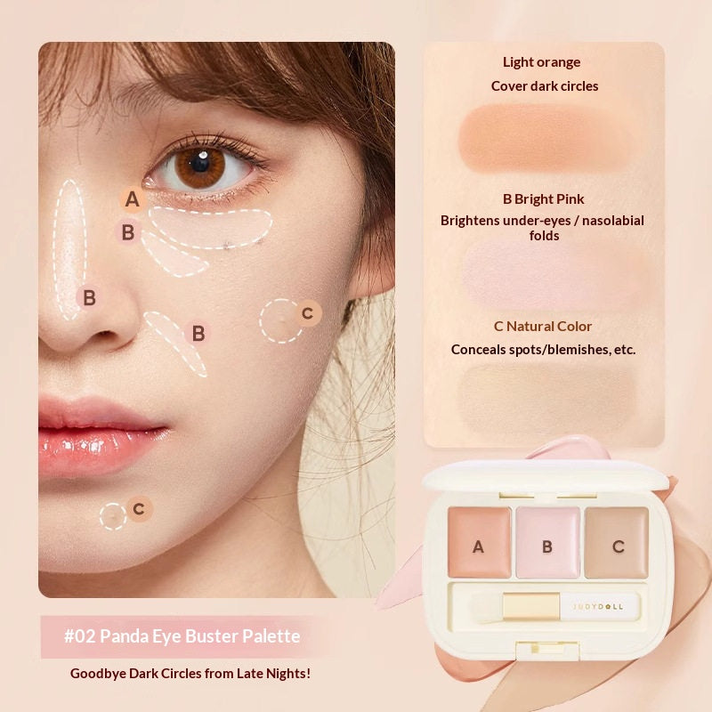 JUDYDOLL Judydoll Triple Tone Correcting Concealer Palette