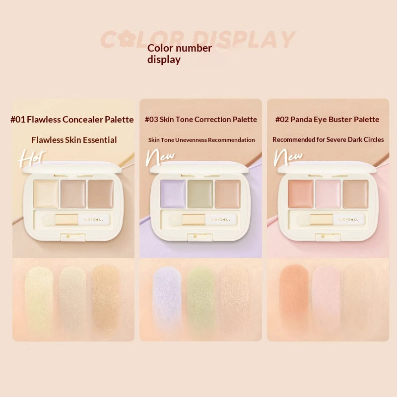 JUDYDOLL Judydoll Triple Tone Correcting Concealer Palette