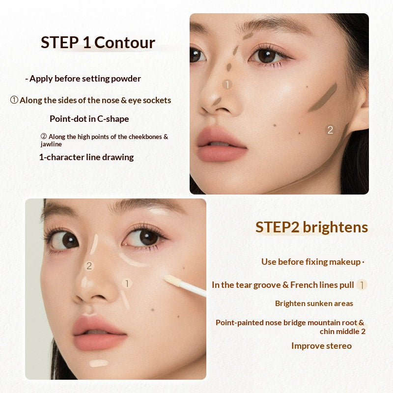 JUDYDOLL Judydoll Bright Sculpt Liquid Contour & Under-Eye Duo