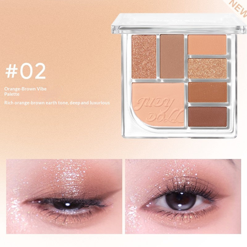 Judydoll Play Color All In One Palette #02 with fresh coral peach shades and luminous shimmer accents