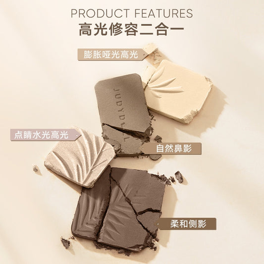 JUDYDOLL 2 IN 1 Highlighter Contour Palette